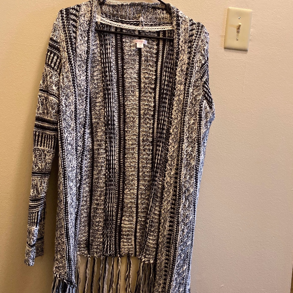 Black and White Sweater/Cardigan